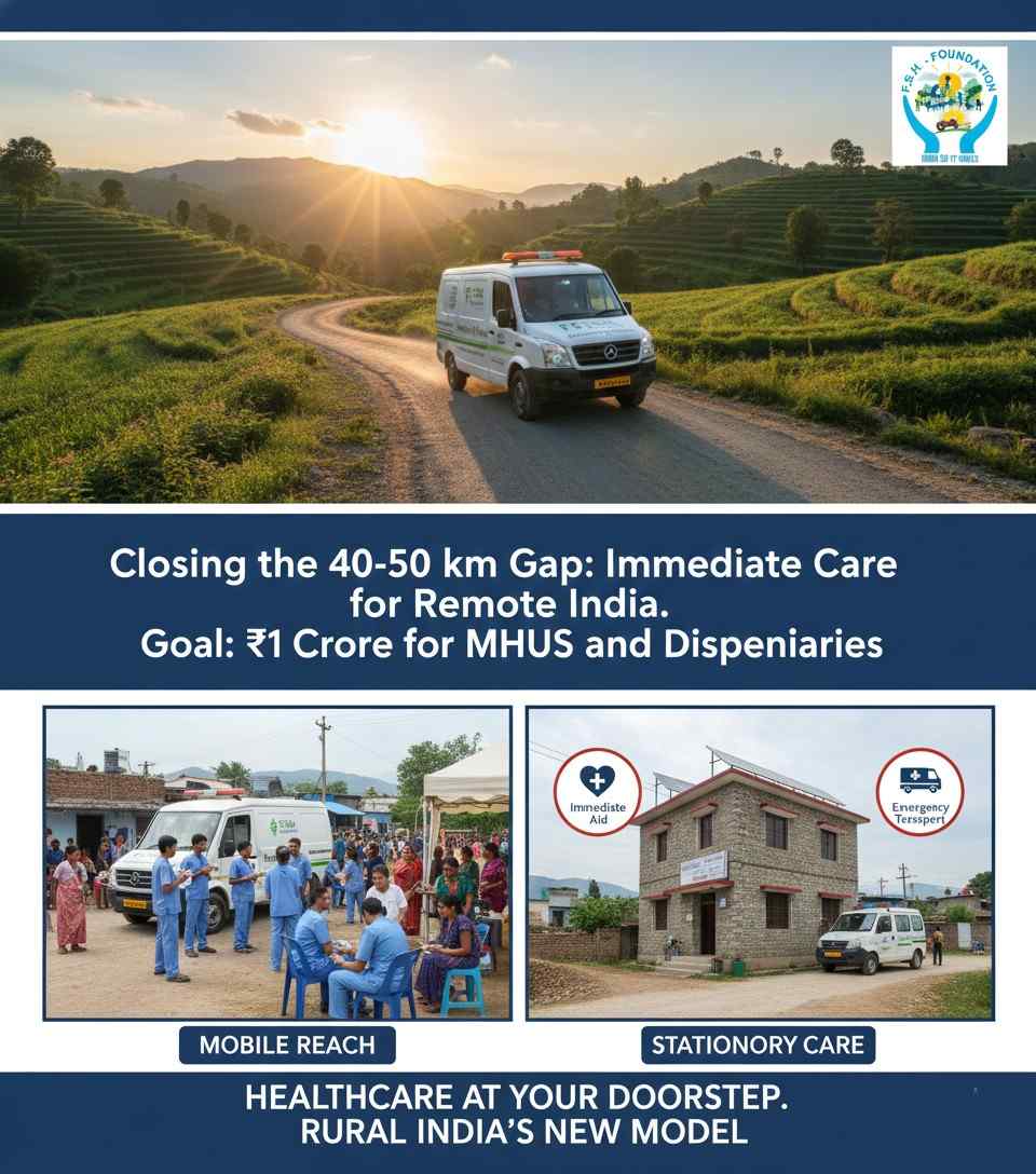 Save Lives: Establish Mobile Health Units & Emergency Dispensaries in Remote India