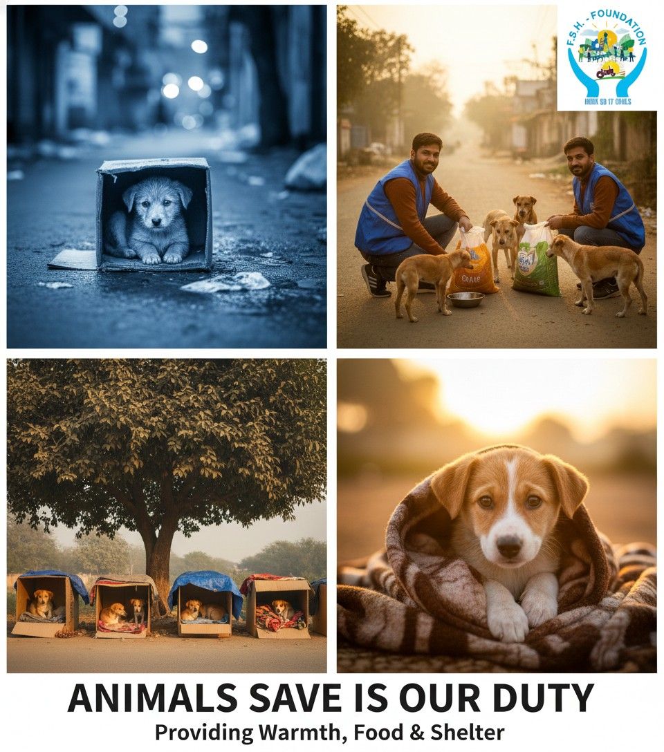 No Stray Left in the Cold: Winter of Warmth for 5,000 Stray Dogs & Puppies