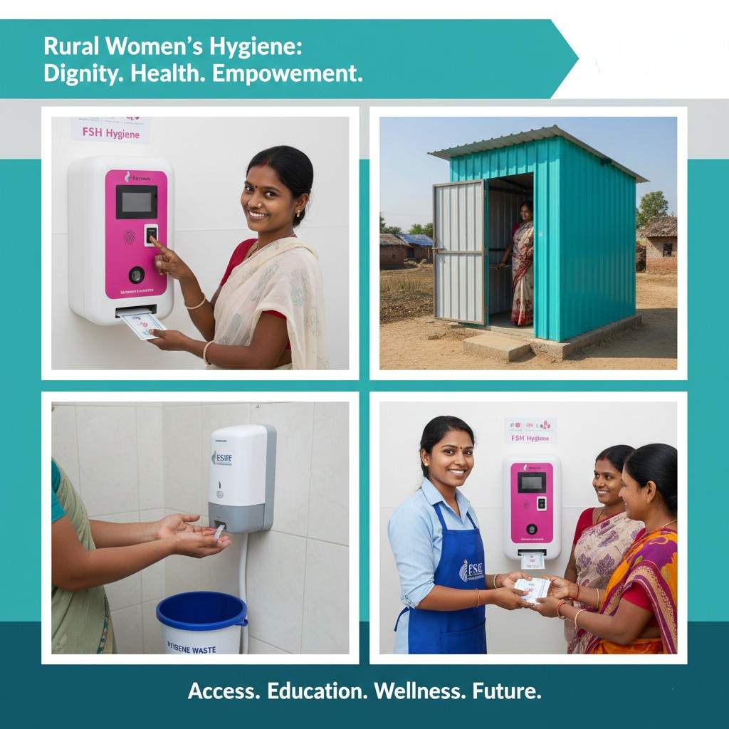 Fund Dignity: Install 250 Smart Vending Machines & Hygiene Booths in Rural Schools