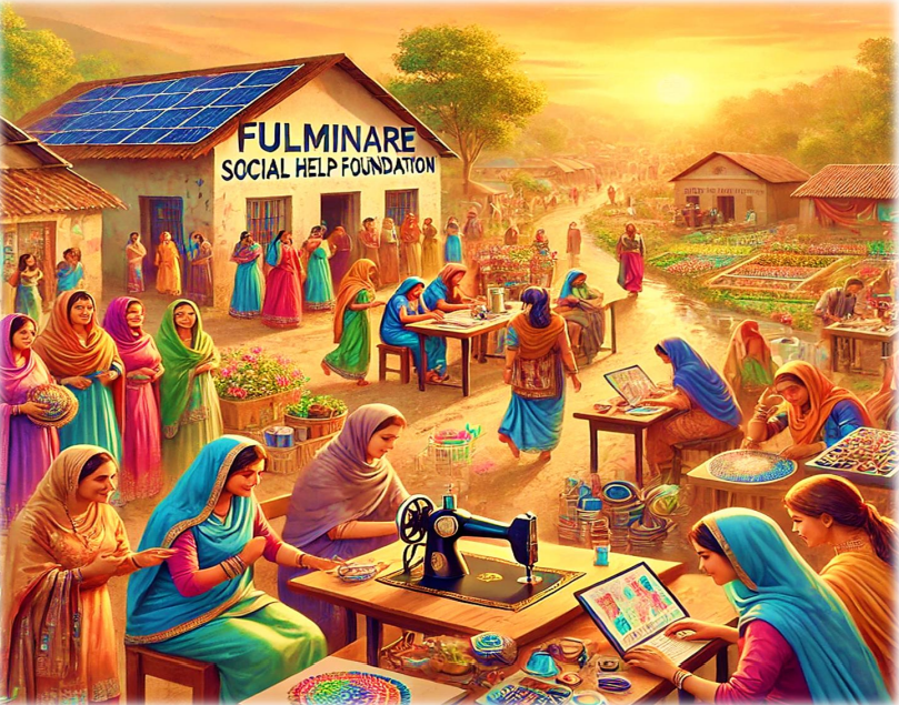 Women Empowerment through Education, Skill Development, and Business Support