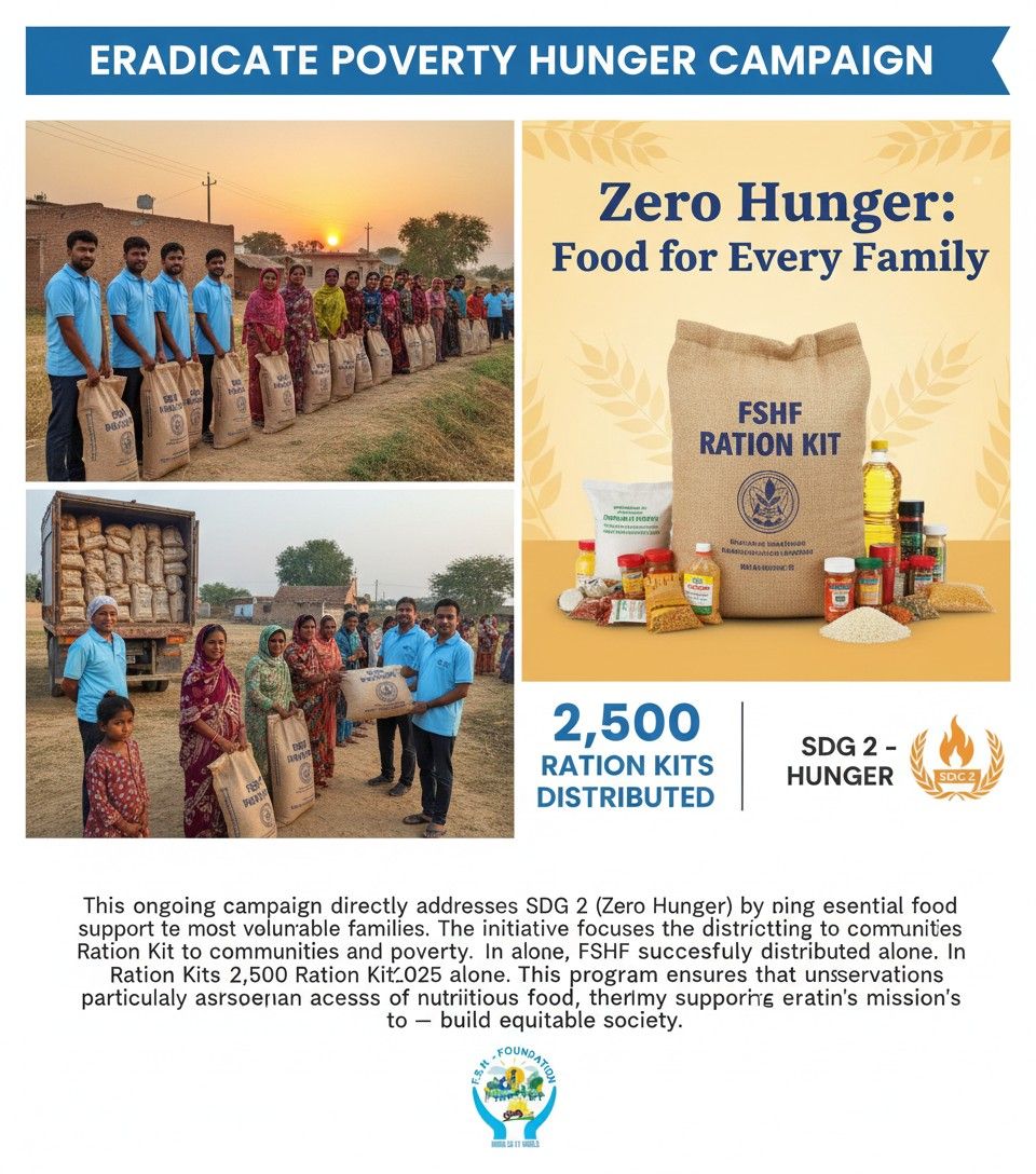 Hunger & Poverty Eradication Campaign / Food Kit Distribution