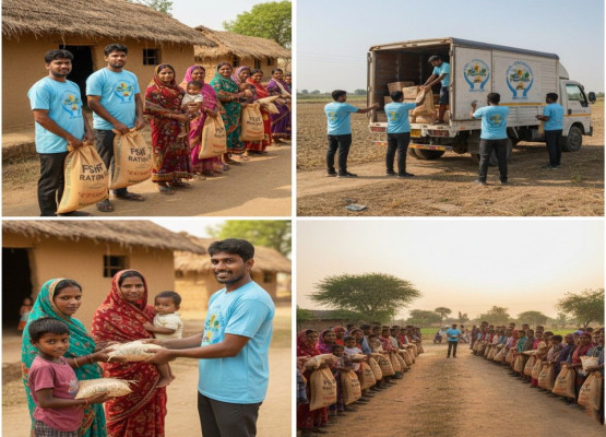 Hunger & Poverty Eradication Campaign / Food Kit Distribution