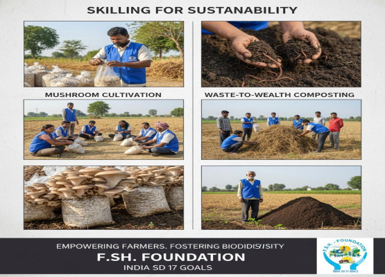 Agricultural Waste Management & Organic Farming Training