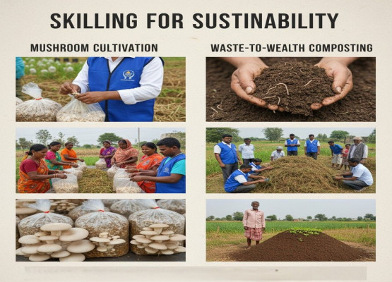 Agricultural Waste Management & Organic Farming Training