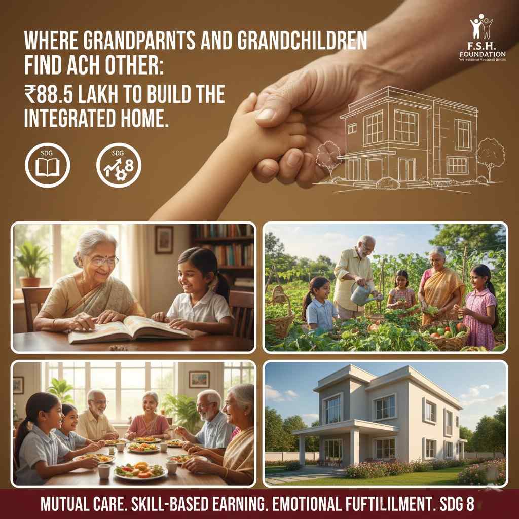 Build FSHF Sahara: Integrated Home for Children & Elderly (Aashray for Generations)