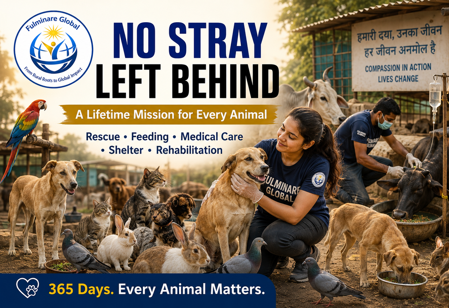 No Stray Left Behind: A Lifetime Rescue Mission for Every Animal